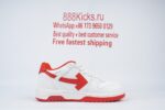 OFF-WHITE Out Of Office Low Tops White Red - Image 15