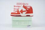 OFF-WHITE Out Of Office Low TopsWhite Red