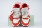 OFF-WHITE Out Of Office Low TopsWhite Red - Image 3