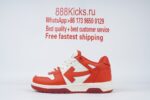 OFF-WHITE Out Of Office Low TopsWhite Red - Image 14