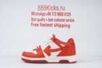 OFF-WHITE Out Of Office Low TopsWhite Red - Image 5