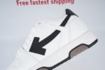 OFF-WHITE Out Of Office OOO 30 MM Low Tops Black White Blue - Image 8