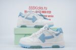 OFF-WHITE Out Of Office OOO 30 MM Low Tops White Light Blue - Image 2