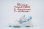 OFF-WHITE Out Of Office OOO 30 MM Low Tops White Light Blue - Image 5