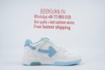 OFF-WHITE Out Of Office OOO 30 MM Low Tops White Light Blue - Image 6