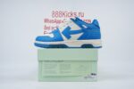 OFF-WHITE Out Of Office OOO Low Tops White Blue - Image 10