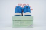 OFF-WHITE Out Of Office OOO Low Tops White Blue - Image 13