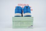 OFF-WHITE Out Of Office OOO Low Tops White Blue - Image 4