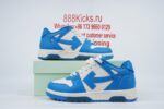 OFF-WHITE Out Of Office OOO Low Tops White Blue - Image 11