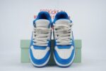 OFF-WHITE Out Of Office OOO Low Tops White Blue - Image 12