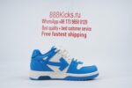 OFF-WHITE Out Of Office OOO Low Tops White Blue - Image 6