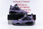 Travis Scott x Air Jordan 4 Retro Purple - Image 11
