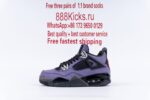 Travis Scott x Air Jordan 4 Retro Purple - Image 14